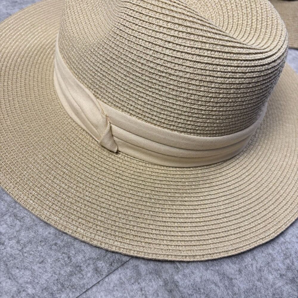 Fashion Paper Straw Summer Sun Hat - Unisex Men & Women - Furtalk - Lot of 2 - Picture 5 of 9